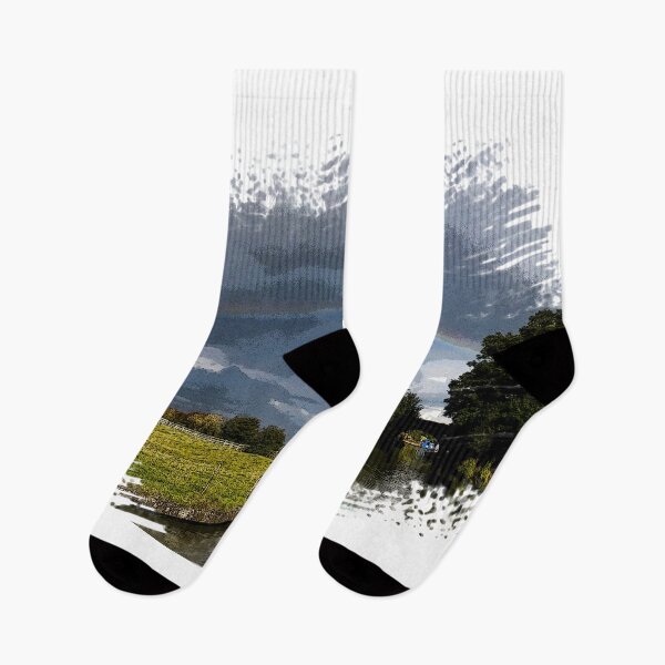 Item preview, Rainbow over Napton Turn  designed and sold by designbywhacky.