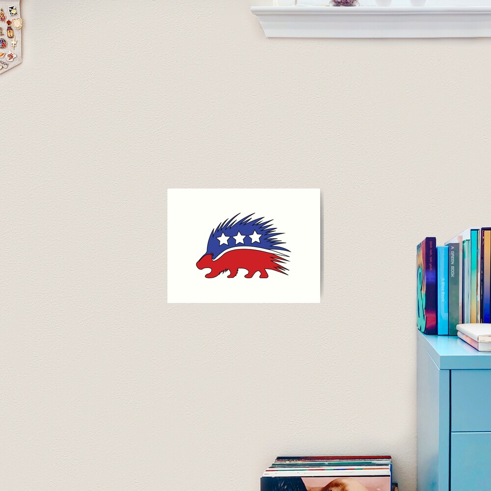 Libertarian Porcupine Sticker Self Adhesive Vinyl Liberty V2 - Foto 11