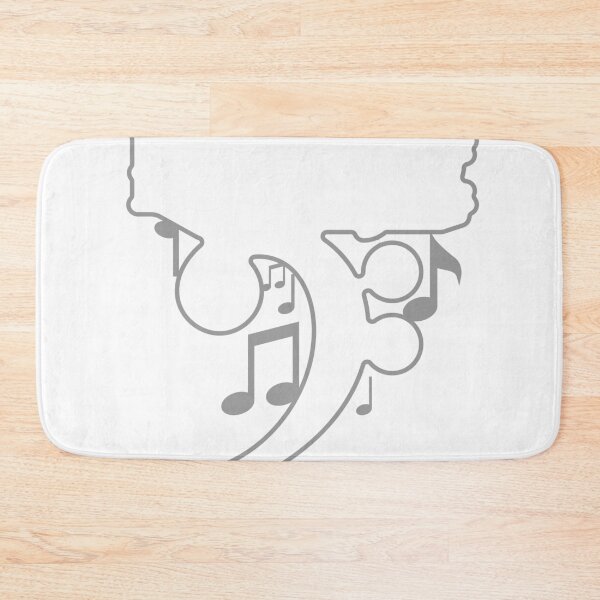 Item preview, Funny Music design | Low Life Clef design | Clef Guitar gift print designed and sold by Lisbob.