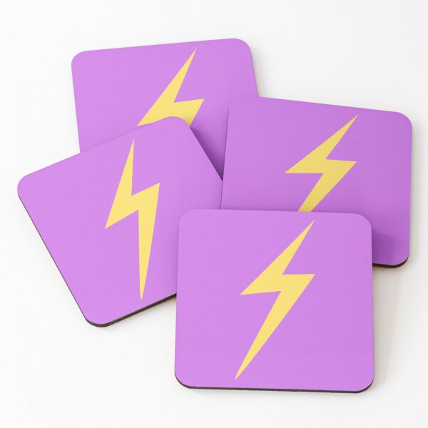 Item preview, Yellow/Gold and Purple Lightning Bolt designed and sold by gia-x.