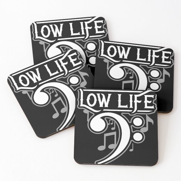 Item preview, Funny Music design | Low Life Clef design | Clef Guitar gift print designed and sold by Lisbob.
