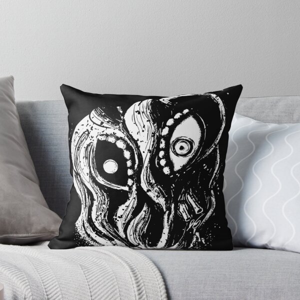 Kaiju Ink - Toxic Throw Pillow