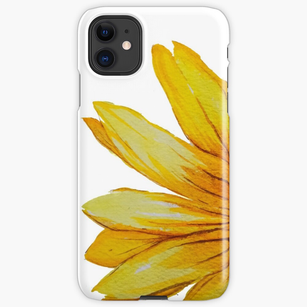 "Leuchtend gelbe Sonnenblume" iPhone-Hülle & Cover von PainterOfSigns