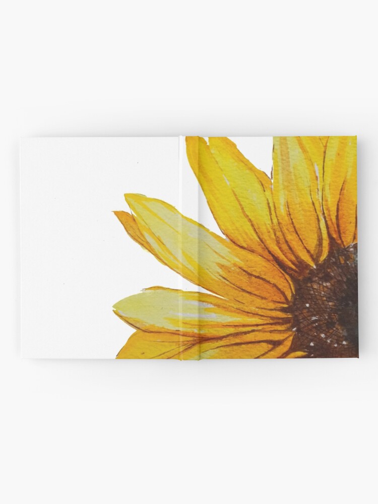 "Leuchtend gelbe Sonnenblume" Notizbuch von PainterOfSigns | Redbubble