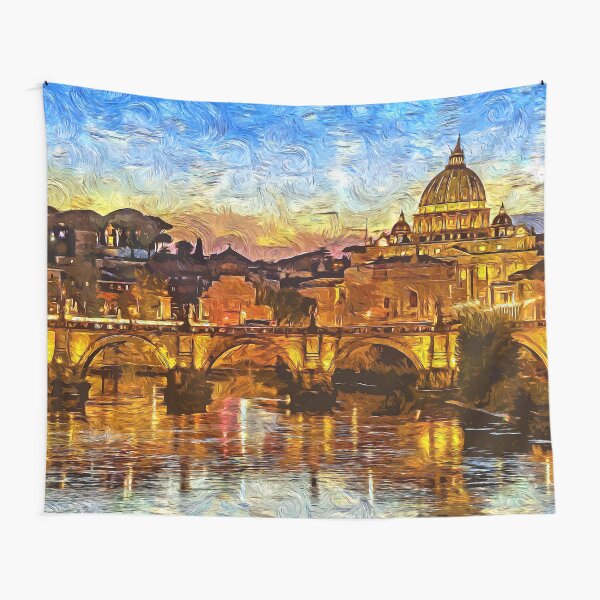 Rome and the Vatican City Tapestry