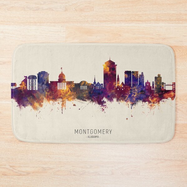Item preview, Montgomery Alabama Skyline designed and sold by ArtPrints.