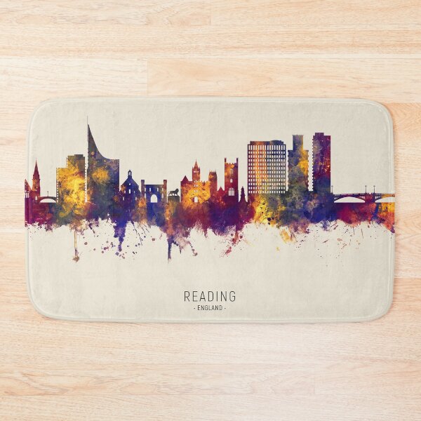 Artikelvorschau, Reading England Skyline entworfen und verkauft von ArtPrints.