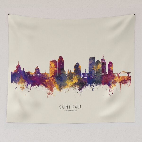 Item preview, Saint Paul Minnesota Skyline designed and sold by ArtPrints.