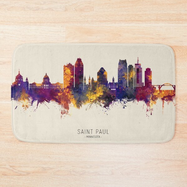 Item preview, Saint Paul Minnesota Skyline designed and sold by ArtPrints.