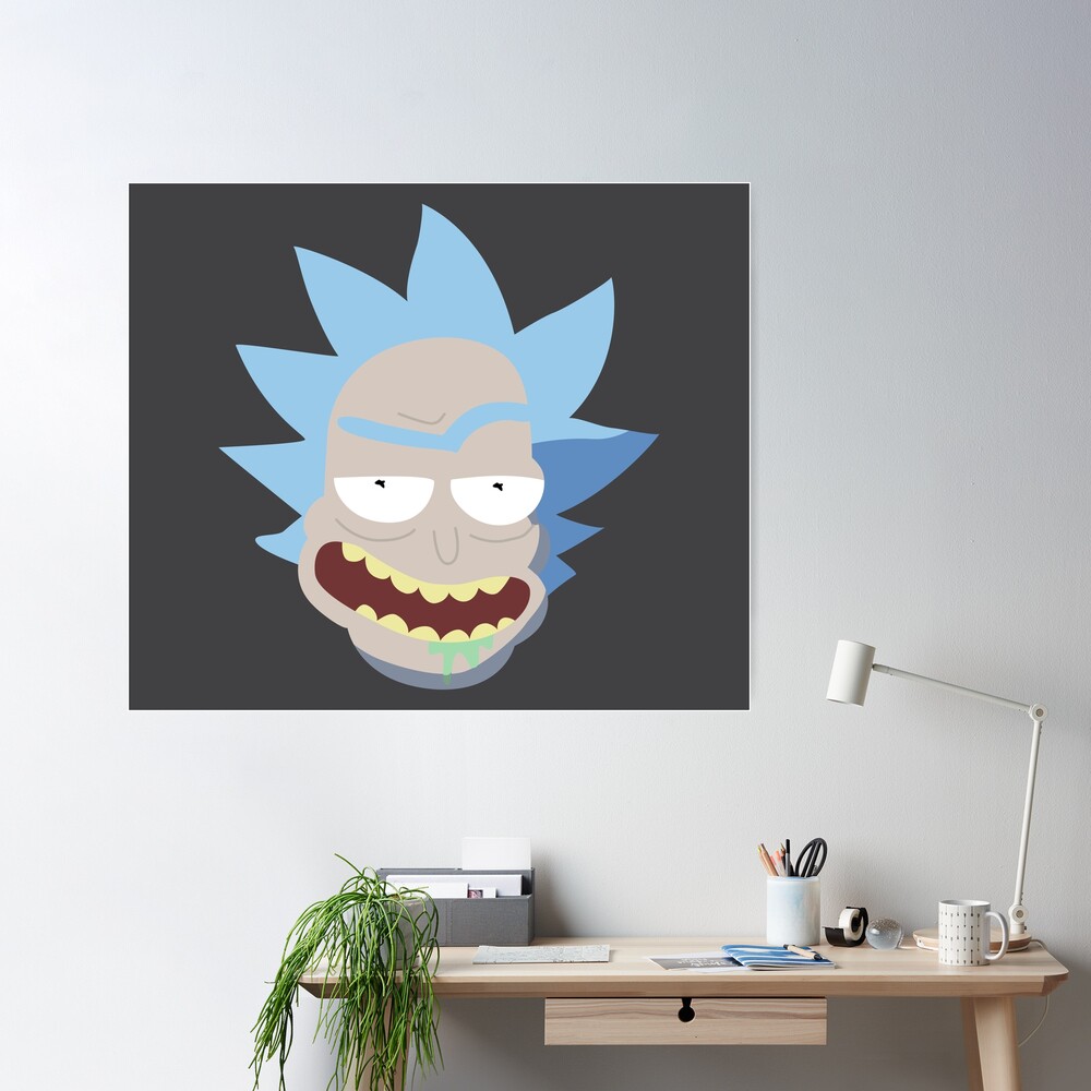 Smirking Rick Sanchez Poster for Sale by SmirkingDesigns