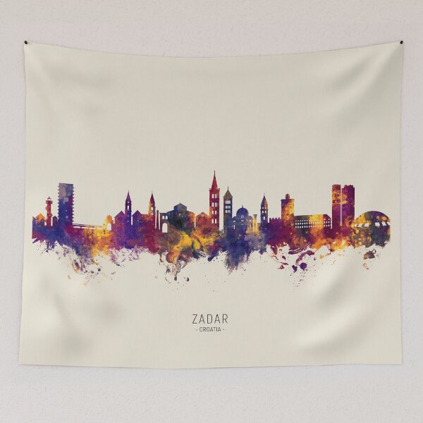 Item preview, Zadar Croatia Skyline designed and sold by ArtPrints.