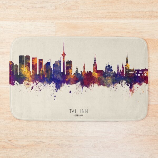Item preview, Tallinn Estonia Skyline designed and sold by ArtPrints.