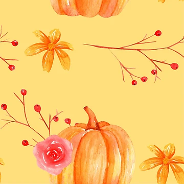 Artwork thumbnail, Fall Pumpkin Pattern by MyTribePatterns