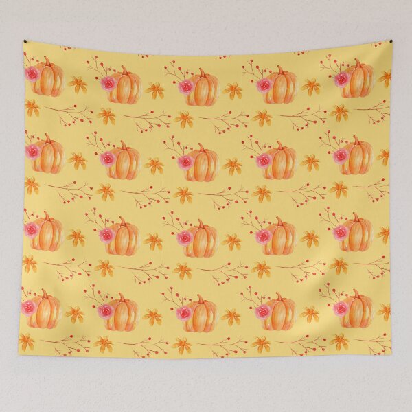 Item preview, Fall Pumpkin Pattern designed and sold by MyTribePatterns.