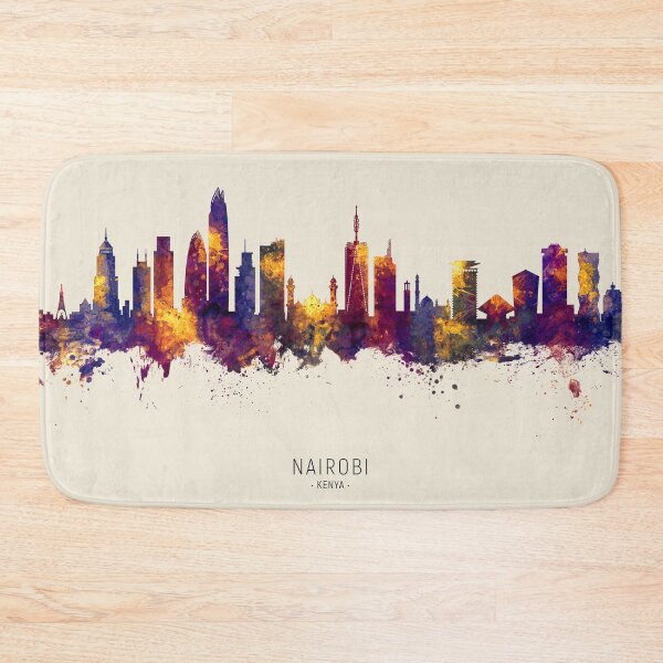 Item preview, Nairobi Kenya Skyline designed and sold by ArtPrints.