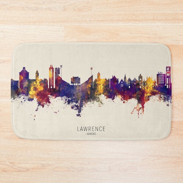 Item preview, Lawrence Kansas Skyline designed and sold by ArtPrints.