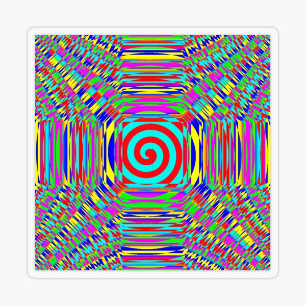 Spiral Transparent Sticker
