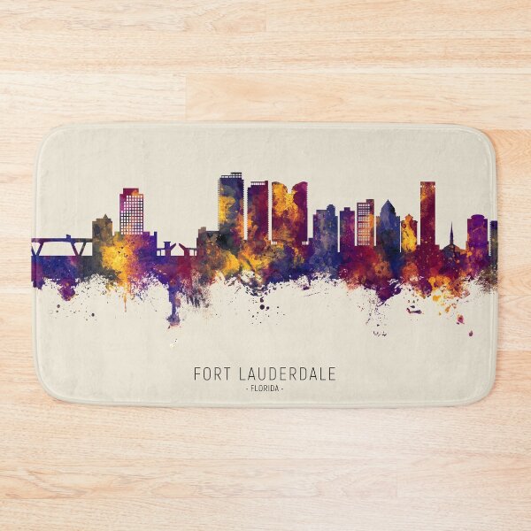 Item preview, Fort Lauderdale Florida Skyline designed and sold by ArtPrints.