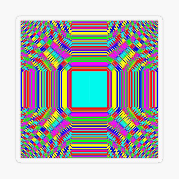 Visual arts, Optical illusion, Concentric Circles, Geometric Art, - концентрические круги Transparent Sticker