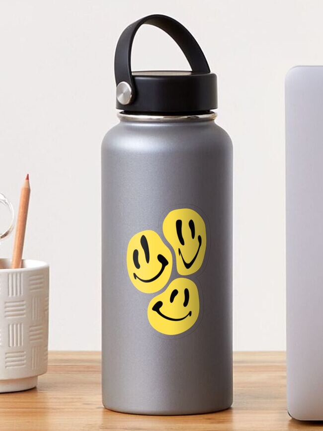 Smiley face 12oz kids water bottle – Olivia Reagan Designs