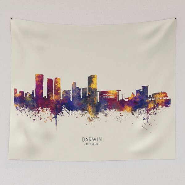 Item preview, Darwin Australia Skyline designed and sold by ArtPrints.