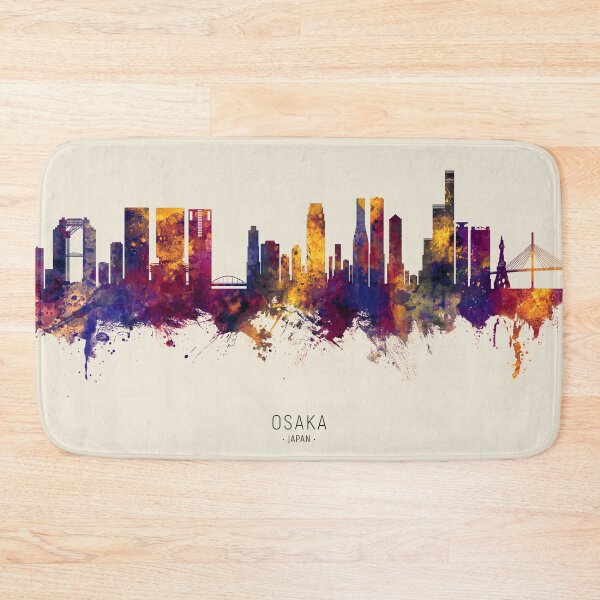 Item preview, Osaka Japan Skyline designed and sold by ArtPrints.