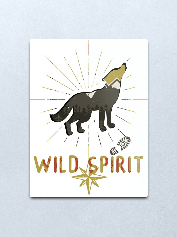 Alternative Ansicht von Wild Spirit - Freier Geist - Natur Liebhaber Metallbild