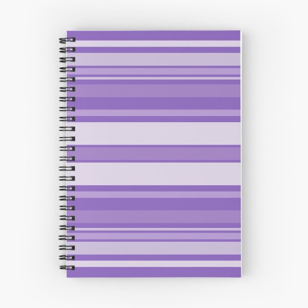 Item preview, Lilac Lovers Horizontal Balanced Stripes designed and sold by weirdAffect.