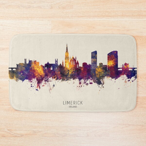 Item preview, Limerick Ireland Skyline designed and sold by ArtPrints.