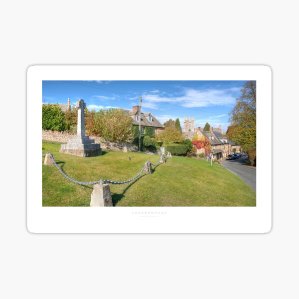Longborough, Gloucestershire Sticker