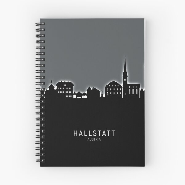 Item preview, Hallstatt Austria Skyline designed and sold by ArtPrints.