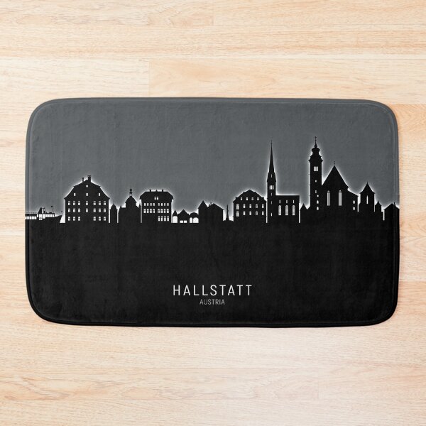 Item preview, Hallstatt Austria Skyline designed and sold by ArtPrints.