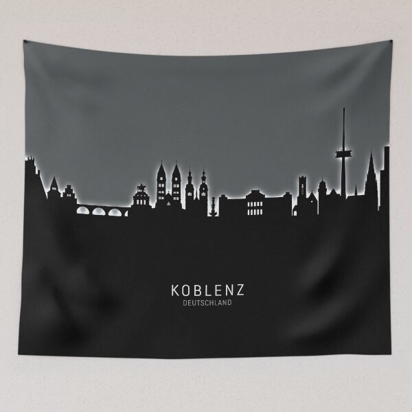 Item preview, Koblenz Germany Skyline designed and sold by ArtPrints.