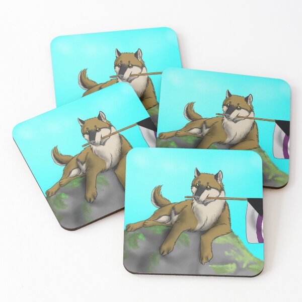 Item preview, Demisexual pride wolf designed and sold by Furiarossa.