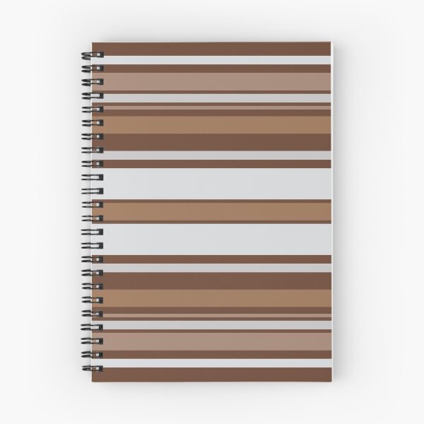Item preview, Chocolate Milkshake Horizontal Balanced Stripes designed and sold by weirdAffect.