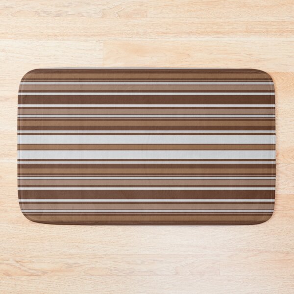 Item preview, Chocolate Milkshake Horizontal Balanced Stripes designed and sold by weirdAffect.