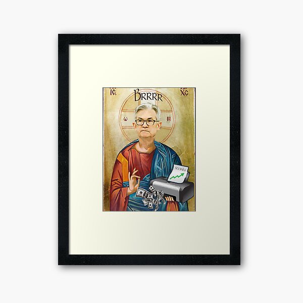 Item preview, Jerome Powell Jesus | JPow Jesus | Printer goes Brrr designed and sold by designdot.