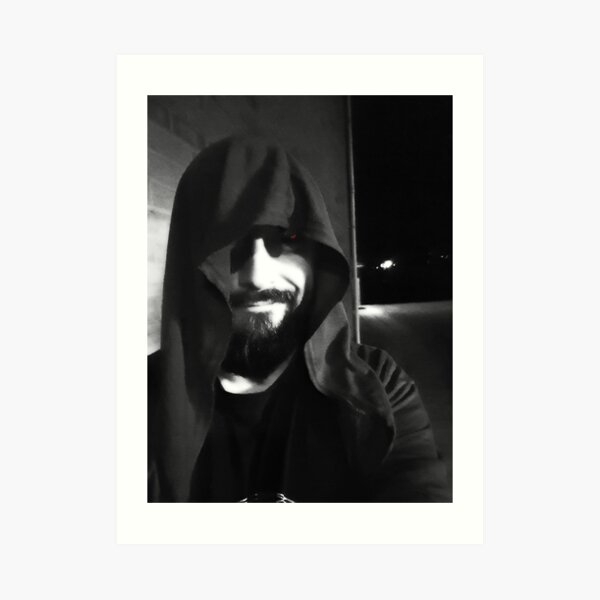 Hooded Stranger Art Print