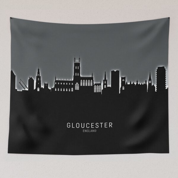 Item preview, Gloucester England Skyline designed and sold by ArtPrints.