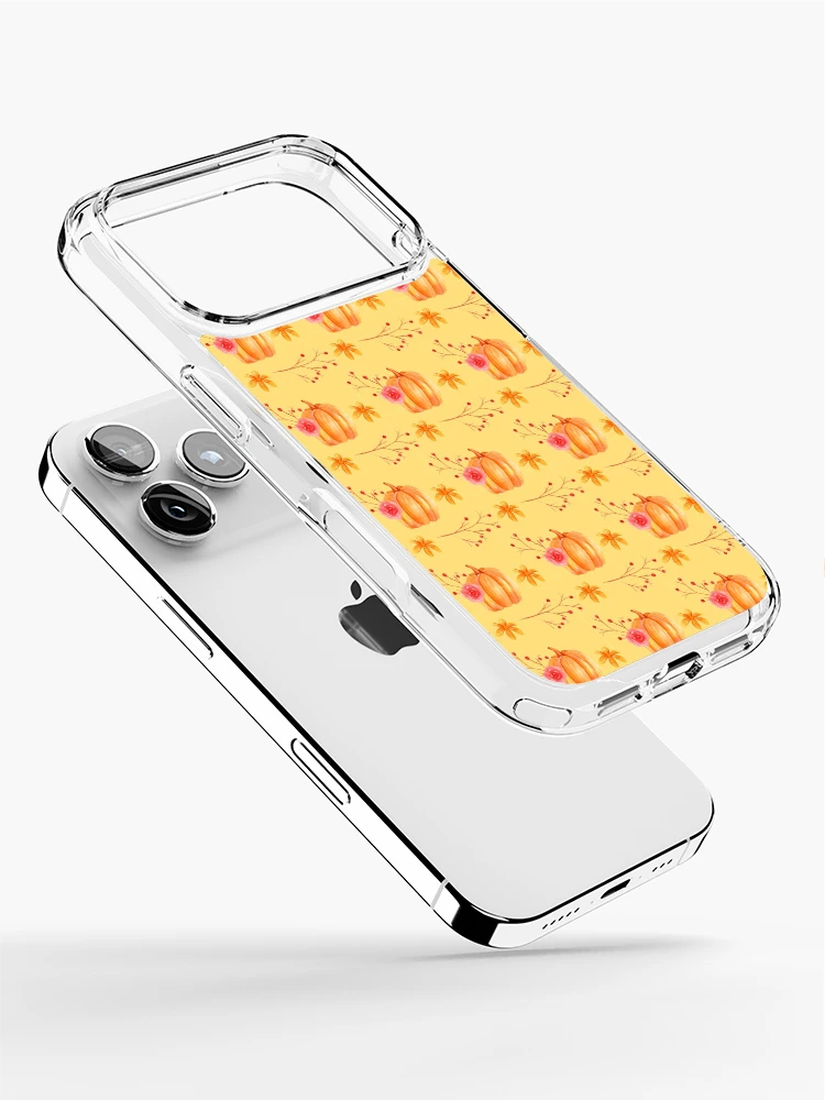 Thumbnail 2 of 5, iPhone Case, Fall Pumpkin Pattern designed and sold by MyTribePatterns.
