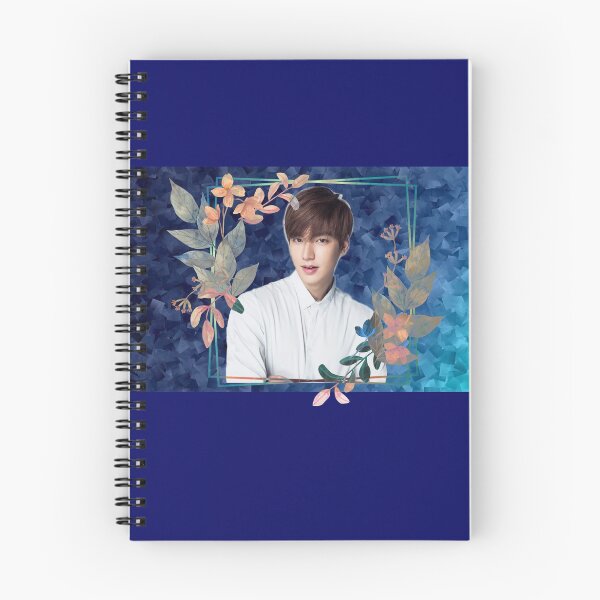 Artikelvorschau, [Lee Min Ho + Blaue Blumen] entworfen und verkauft von humanlydesigned.
