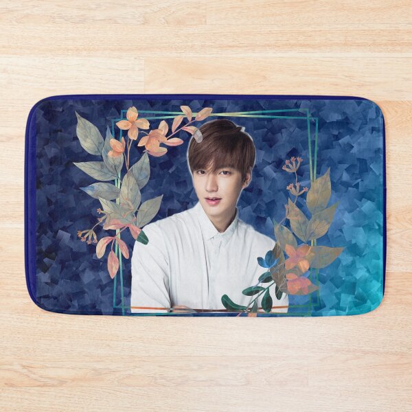 Artikelvorschau, [Lee Min Ho + Blaue Blumen] entworfen und verkauft von humanlydesigned.
