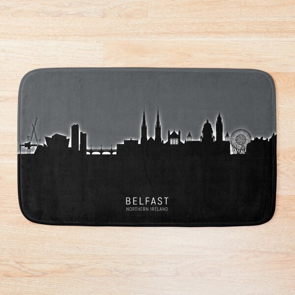Item preview, Belfast Northern Ireland Skyline designed and sold by ArtPrints.