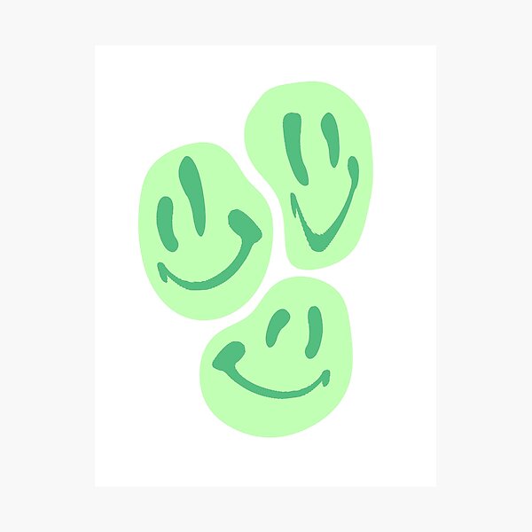 Item preview, GREEN SMILES designed and sold by stickers by olivia!.