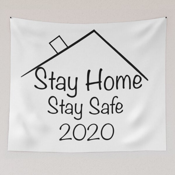 Item preview, Stay Home, Stay Safe designed and sold by MammaPanda.