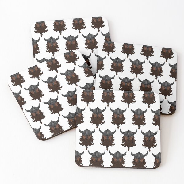 Item preview, Viking Head Patterns designed and sold by papererwin.