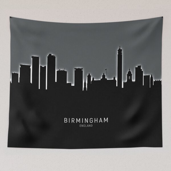 Item preview, Birmingham England Skyline designed and sold by ArtPrints.