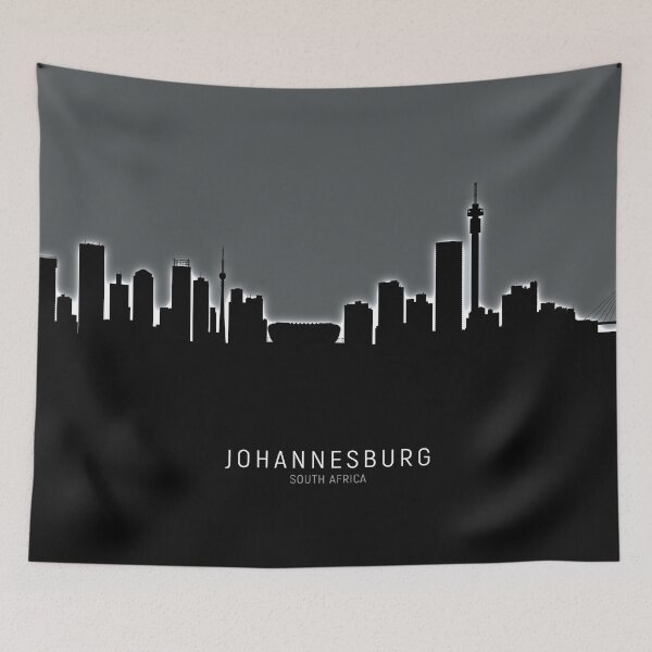 Item preview, Johannesburg South Africa Skyline designed and sold by ArtPrints.