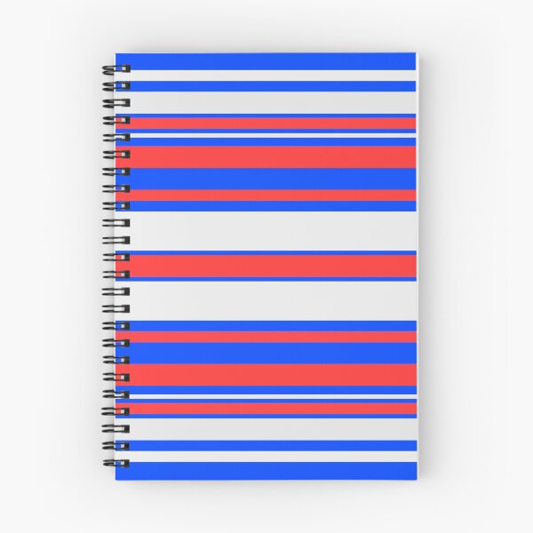 Item preview, Red White & Blue Horizontal Balanced Stripes designed and sold by weirdAffect.