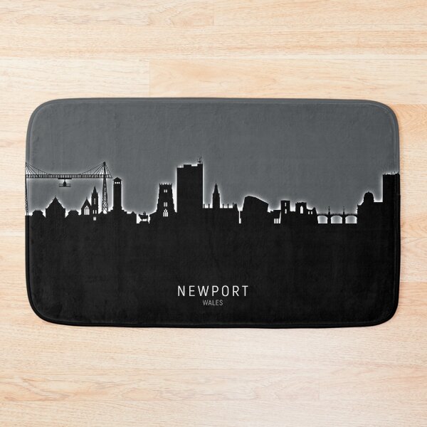 Item preview, Newport Wales Skyline designed and sold by ArtPrints.